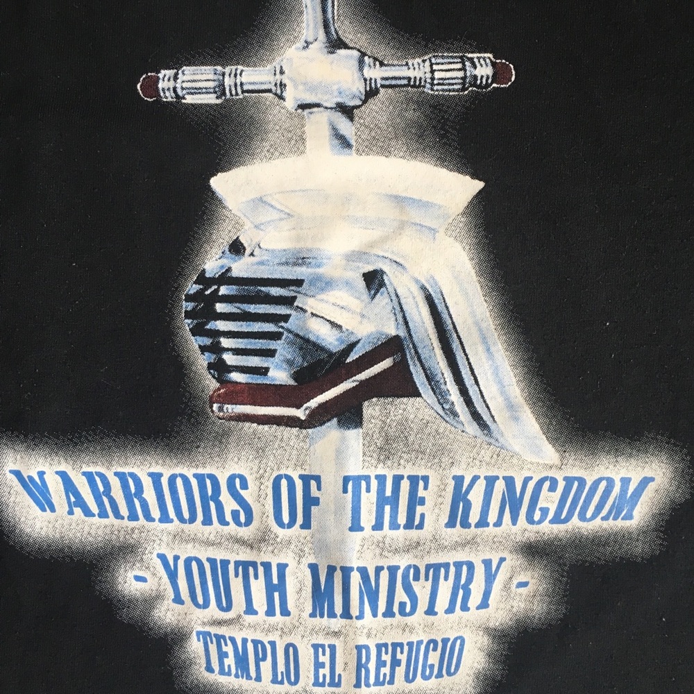 Vtg Warriors of the kingdom t shirt Jerzees M